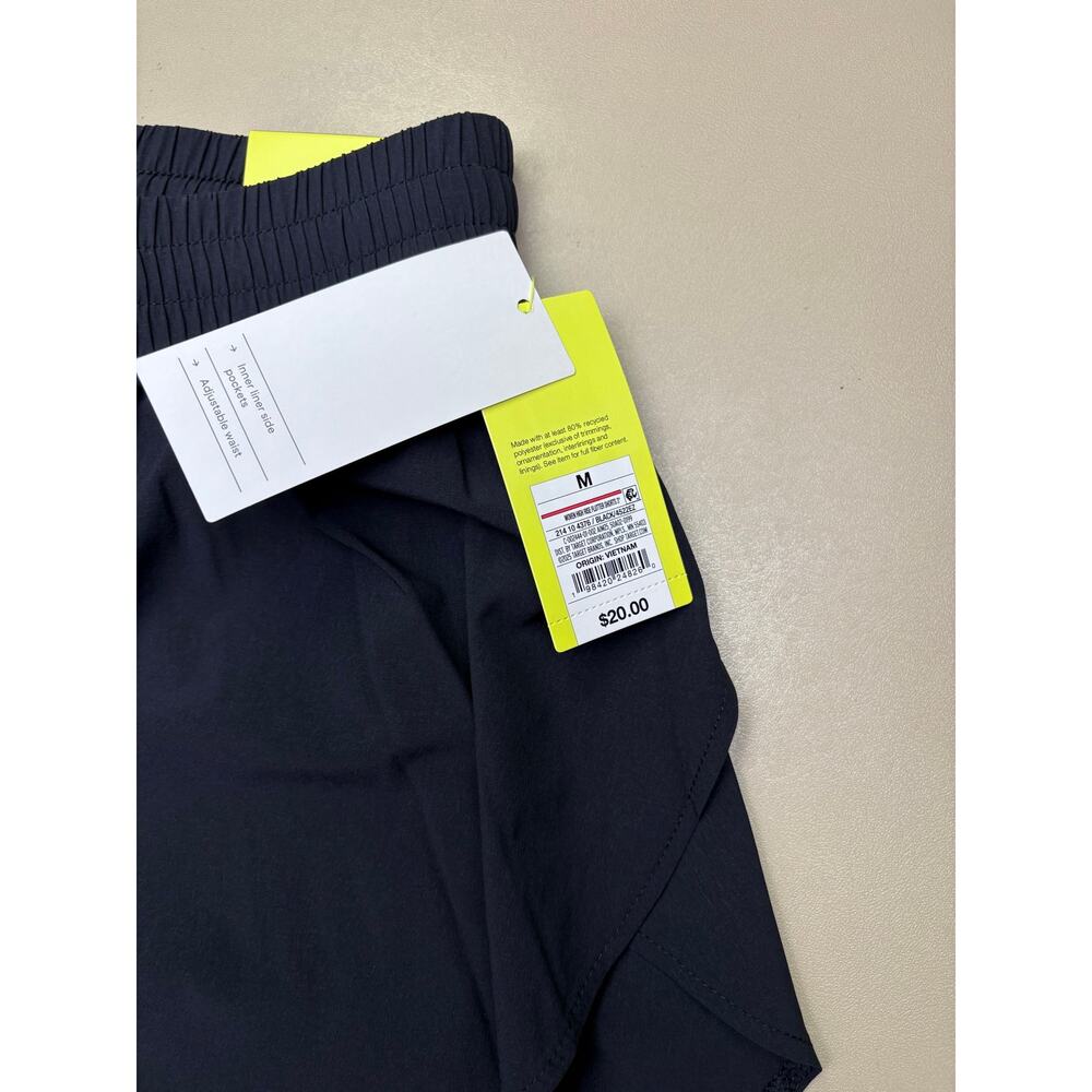 All in Motion Women’s Running Shorts Black Medium 3” Inseam Lined NWT Pockets - Picture 3 of 7